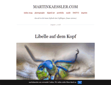 Tablet Screenshot of martinkaessler.com
